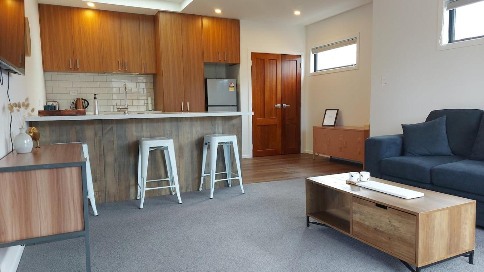 Sleek Suite By The Sand 1-Bedroom ダニーデン エクステリア 写真